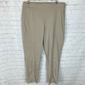 Croft & Barrow Elastic Waist Pants Size 16